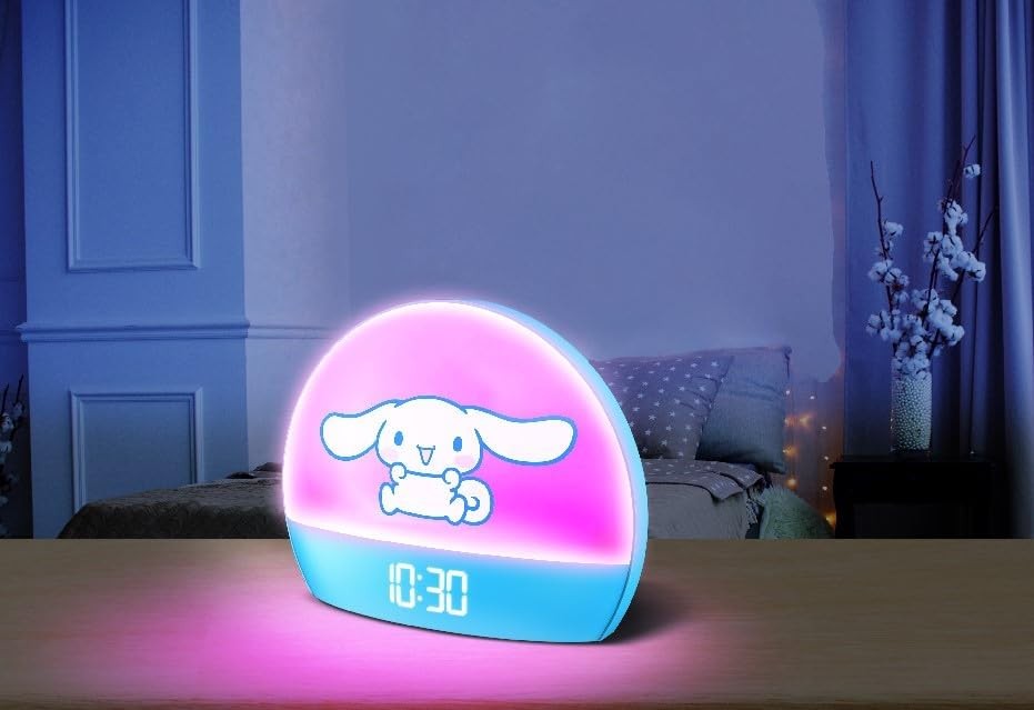Sunrise Alarm Clock Kids Blue LED Night Light USB Digital Snooze