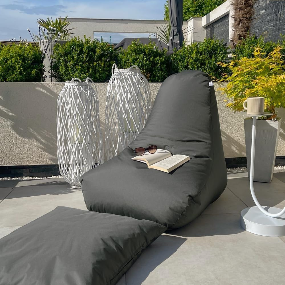 Large Outdoor Waterproof Bean Bag Chair Recliner Seat Garden Patio Use