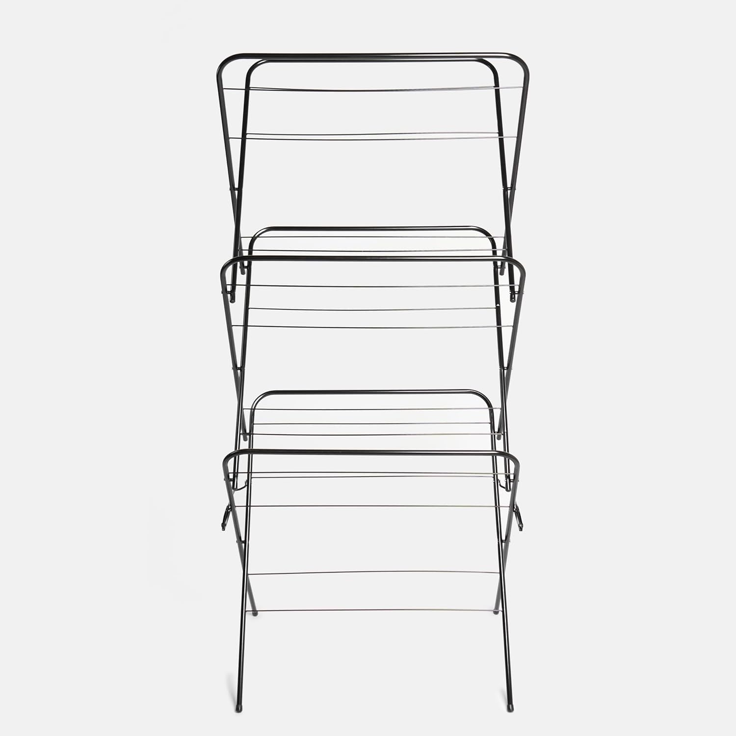 Radiator Clothes Airer 3 Tier Folding Indoor Drying Rack Space Saving