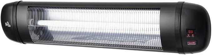 Outdoor Infrared Patio Heater 2000W Wall Mounted Remote Control Waterproof