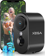 4G LTE Security Camera No WiFi 3MP Battery CCTV Color Night Vision