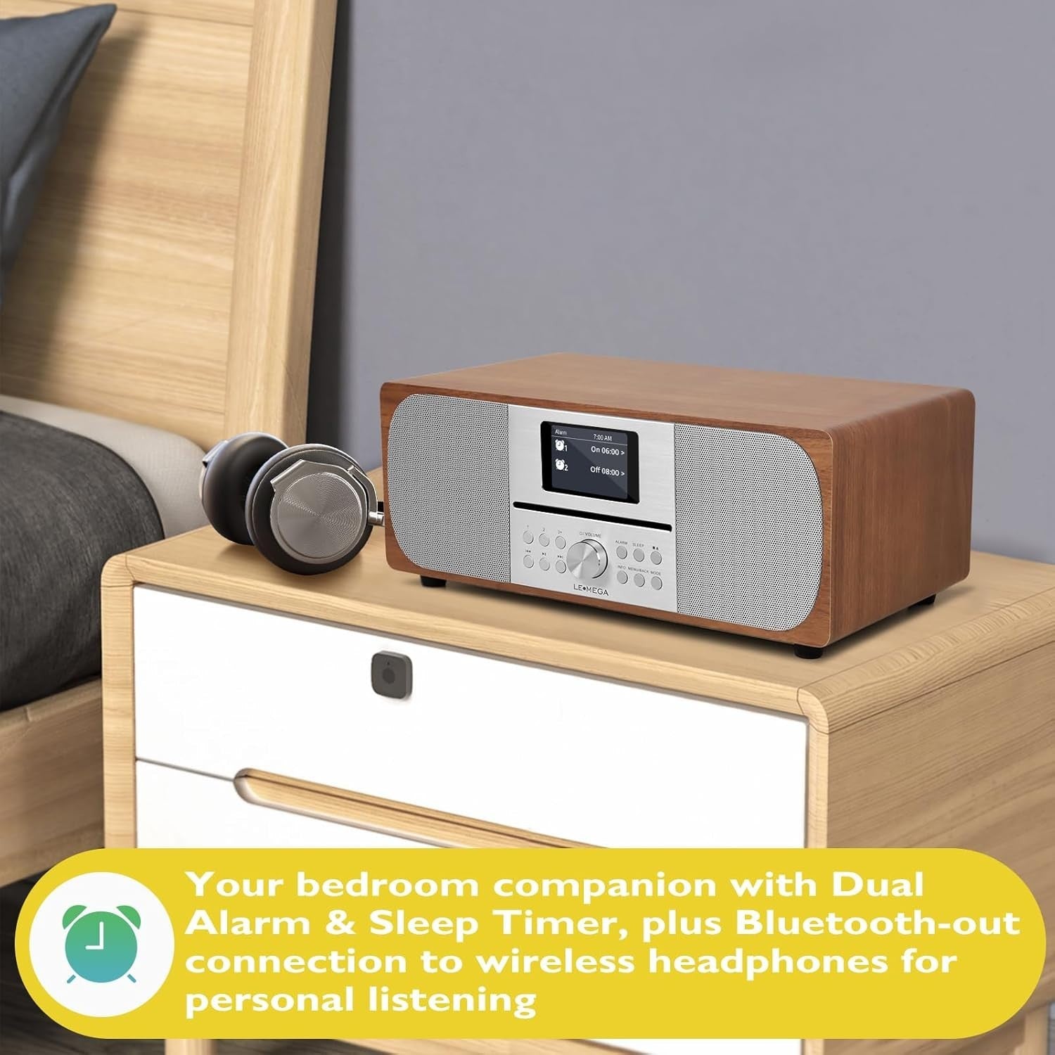 CD Player DAB+ FM Radio Bluetooth HiFi Stereo System 100W Speakers