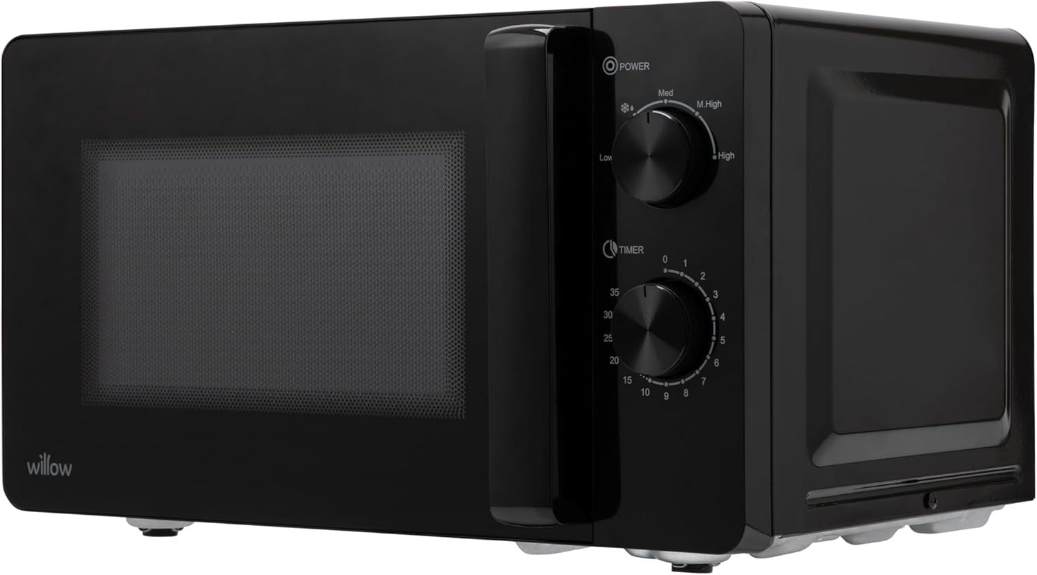 20L 800W Manual Microwave Oven 5 Power Levels Defrost Kitchen