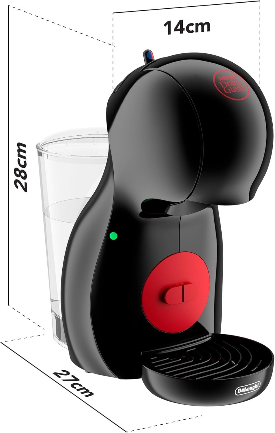 Compact Coffee Pod Machine | 15 Bar Pressure | Hot & Cold Drinks | Auto Shut Off