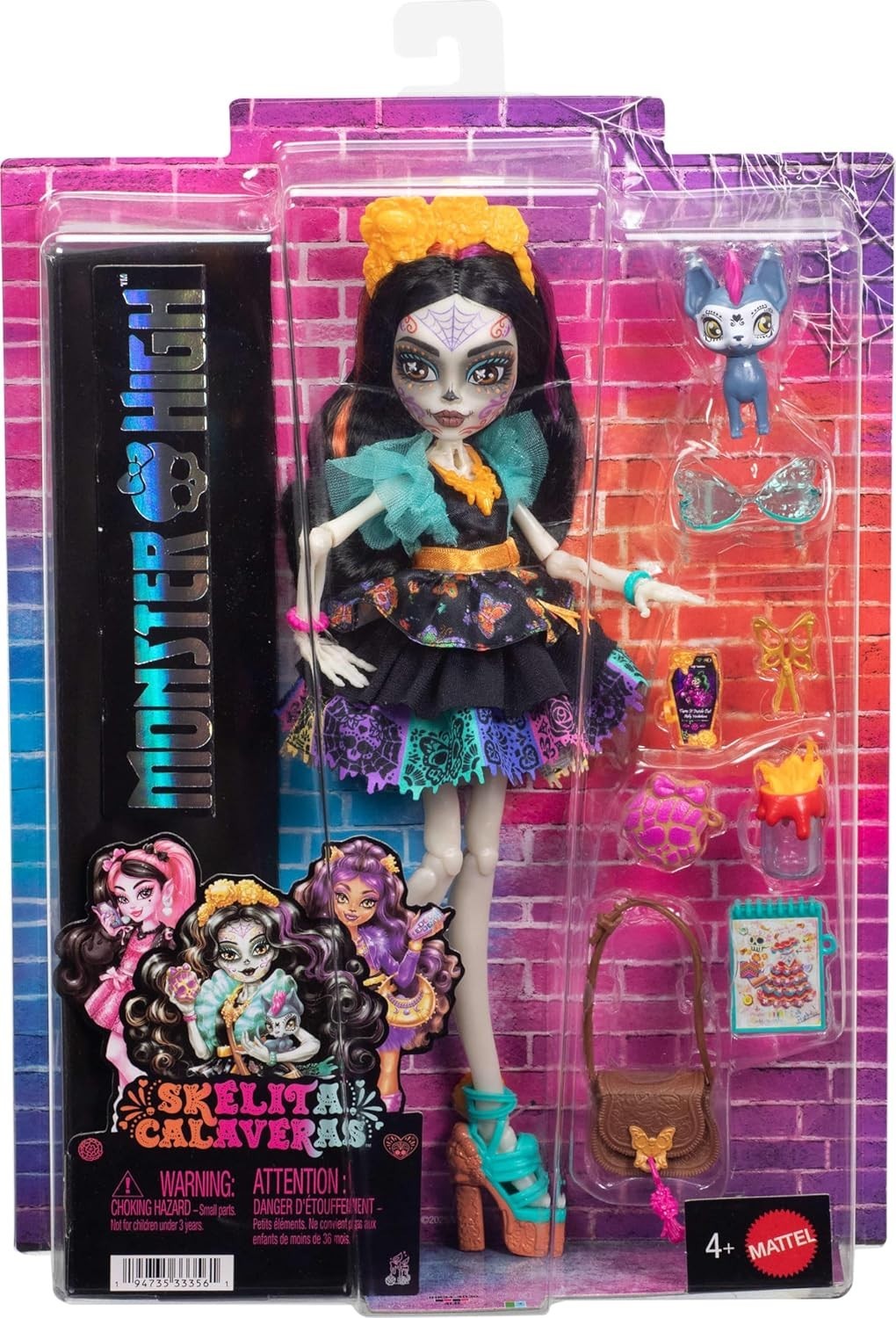 Fashion Doll Colorful Dress Pet Dog Accessories Sketchbook Bag