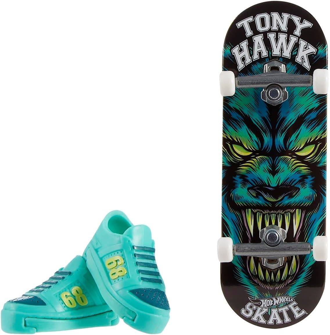 Hot Wheels Mini Skateboard 10cm Assorted Models + Shoes