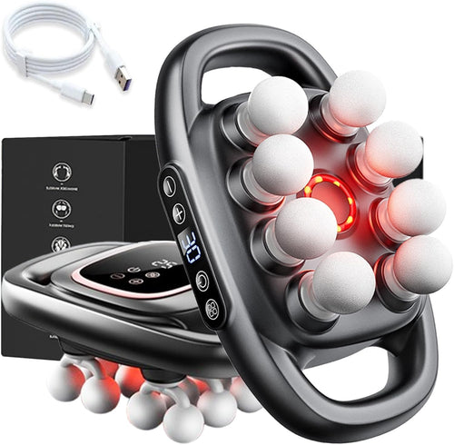 Deep Tissue Massage Gun 8 Head Muscle Relief 30 Speeds Full Body Recovery