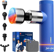 Mini Deep Tissue Massage Gun Heat & Cold Therapy Quiet 11mm 3200RPM Case