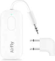 White Deluxe Bluetooth 5.0 Audio Transmitter & Receiver – Dual Headphones