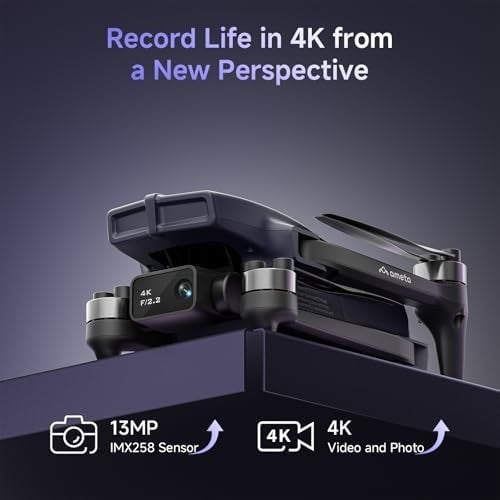 4K GPS Drone with 50-Min Flight | Follow Me, Auto Return, Gesture Control