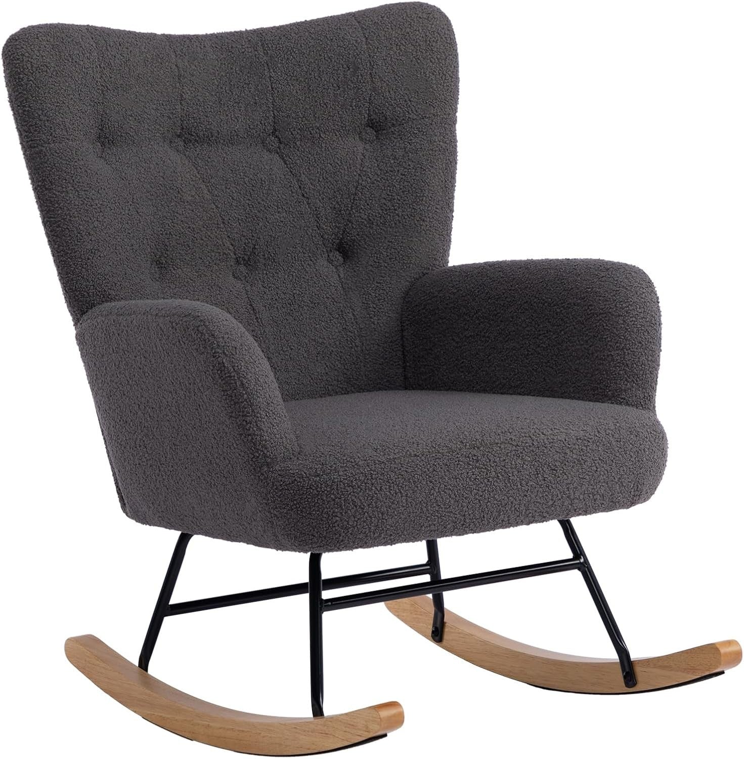 Ergonomic Rocking Chair for Living Room – Comfy Lounge & Relax Seat