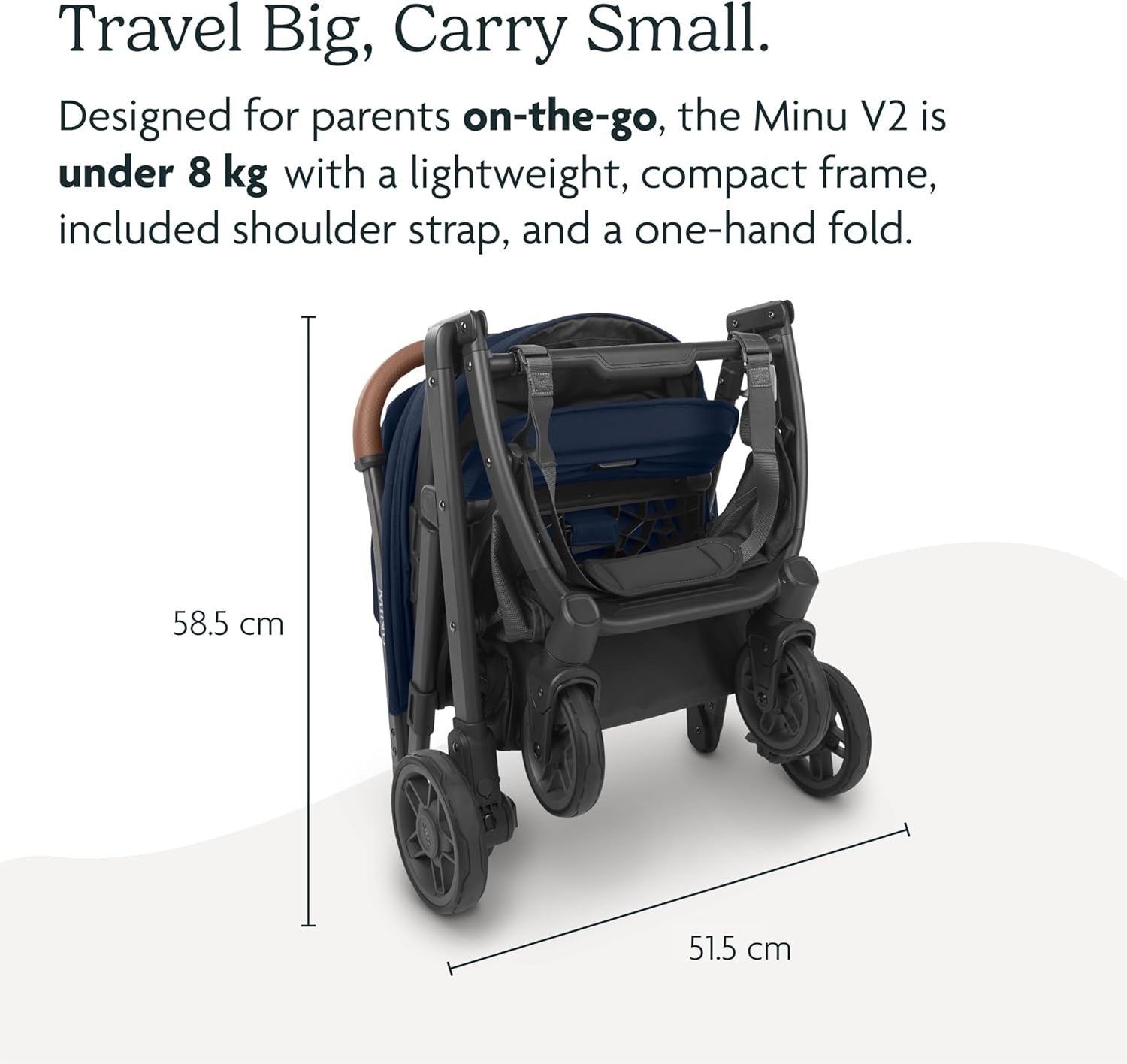 Compact Travel Baby Pushchair One Hand Fold Lightweight Stroller 6m+ 22kg