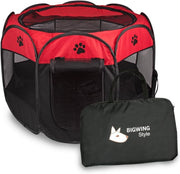 Portable Foldable Pet Playpen Small Dog Cat Cage Indoor Outdoor Tent