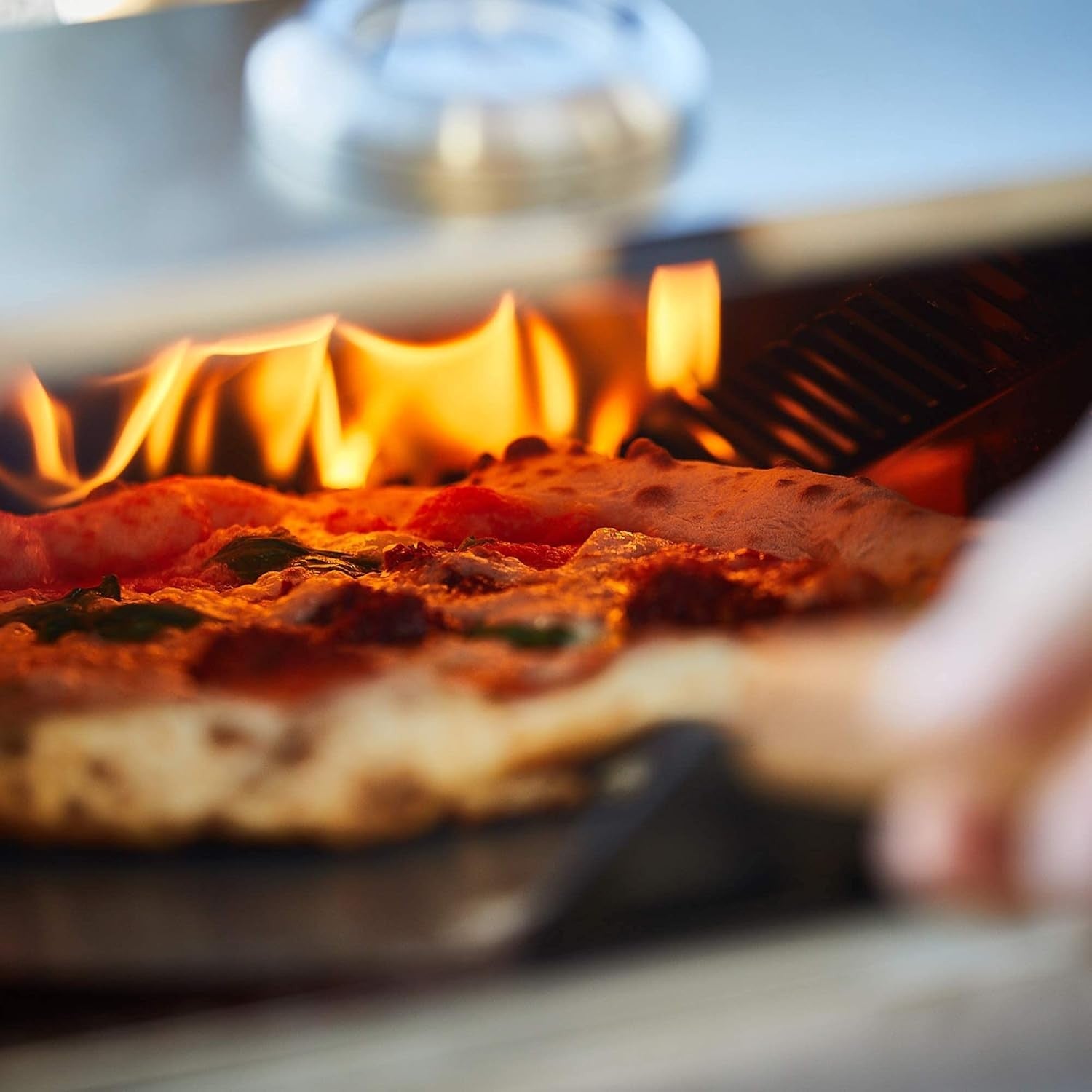 12" Outdoor Dual Fuel Pizza Oven | Stainless Steel BBQ Stone Oven Set