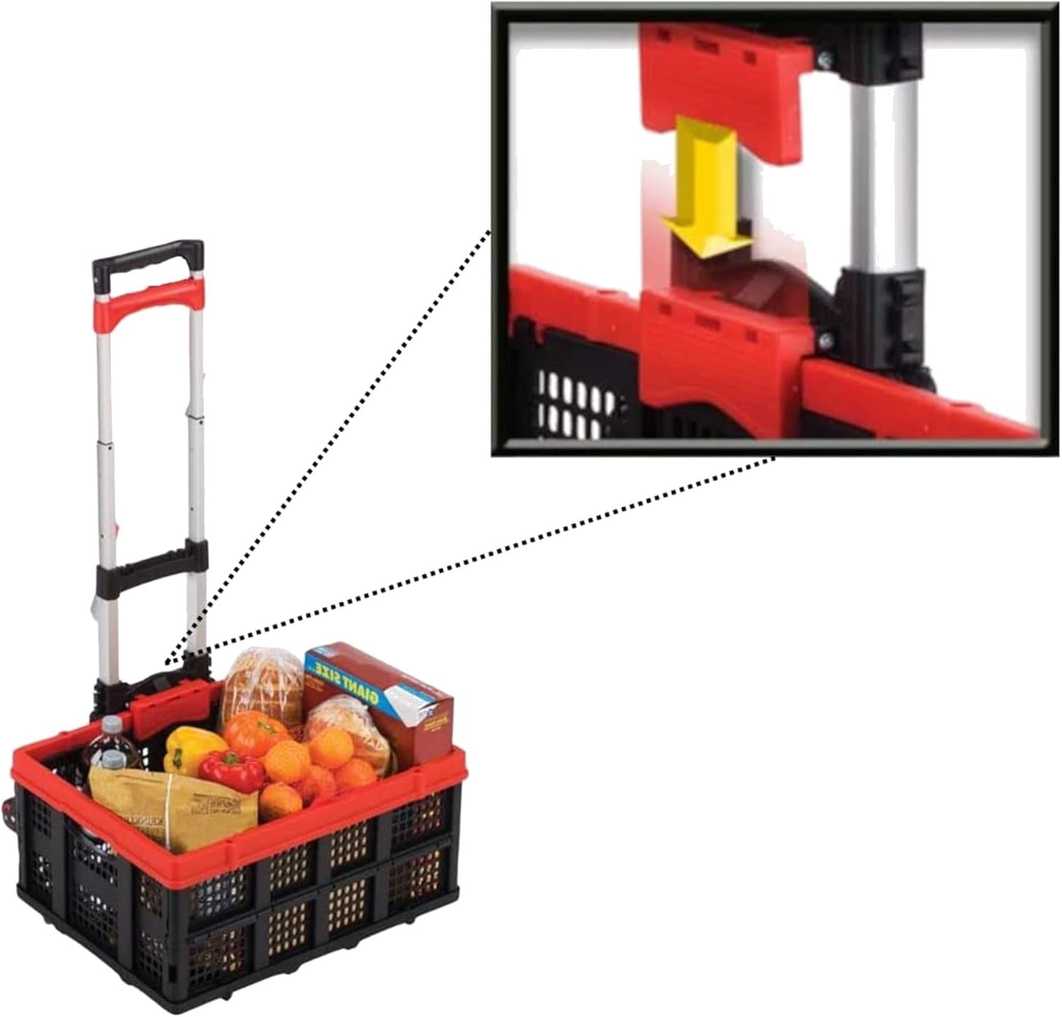Stair Climbing Folding Hand Truck 6 Wheel Aluminum Dolly 150lb Cart