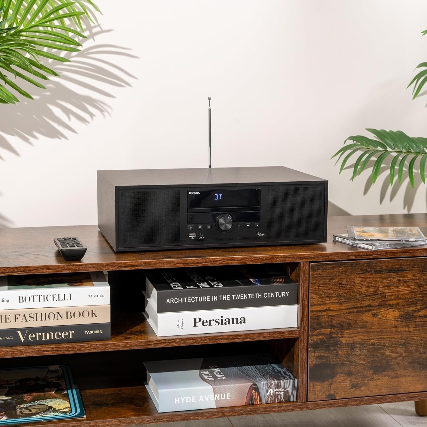 30W Bluetooth CD Hi-Fi System with DAB+/FM Radio, USB & AUX – Compact Stereo