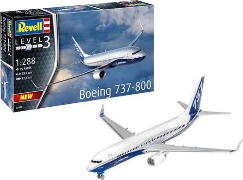 1:288 Boeing 737-800 Plane Model Kit – Detailed Textured Aviation Replica