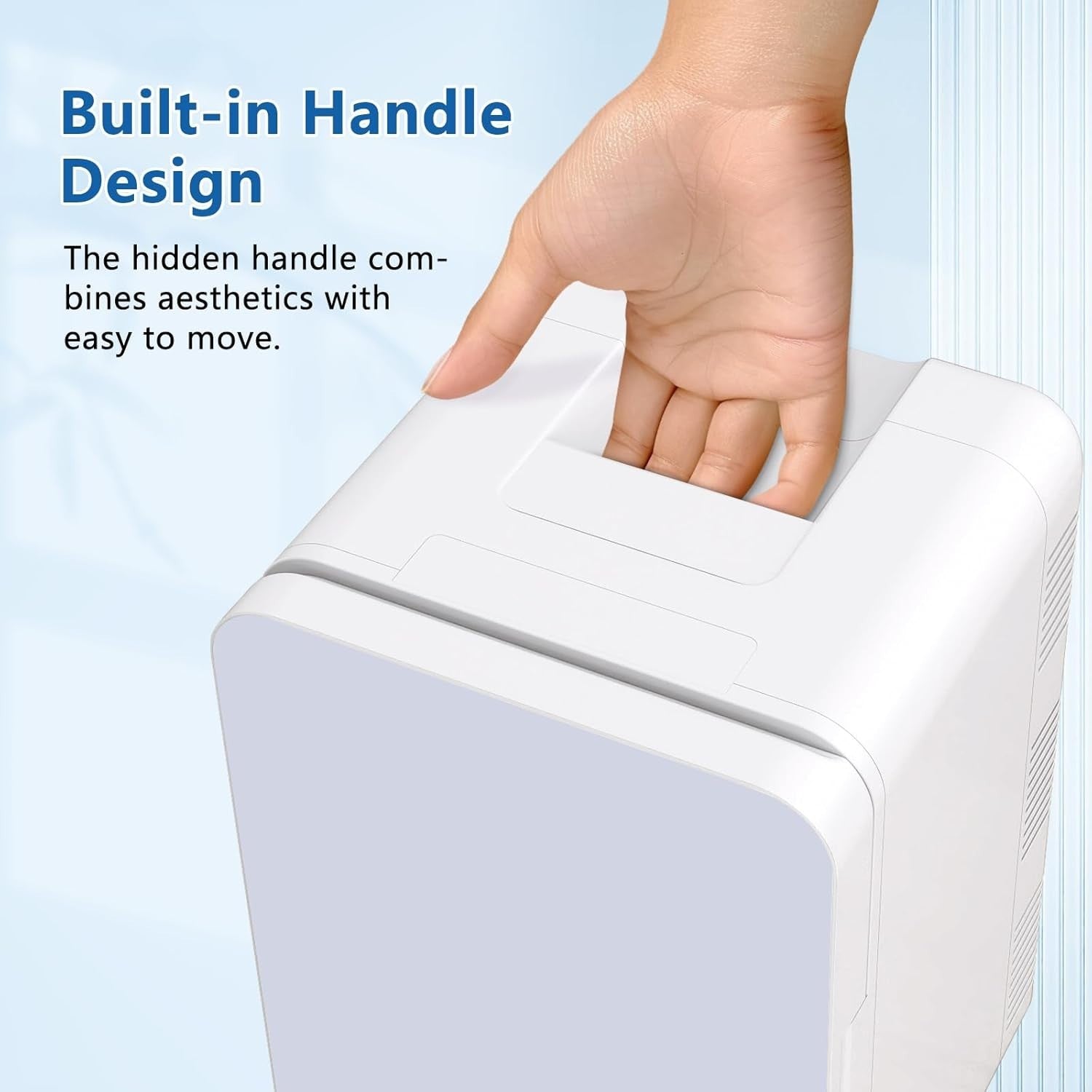 Portable 10L Mini Fridge Cooler Warmer AC DC White Home Car