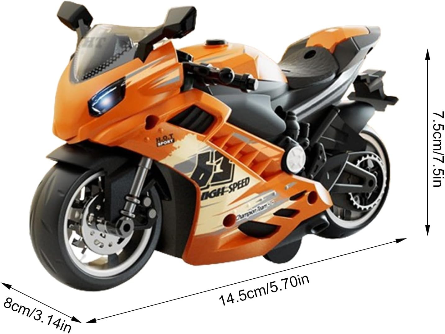 Electric Motorcycle Model Kit Toy | Realistic Lights & Sound | DIY Bike Build