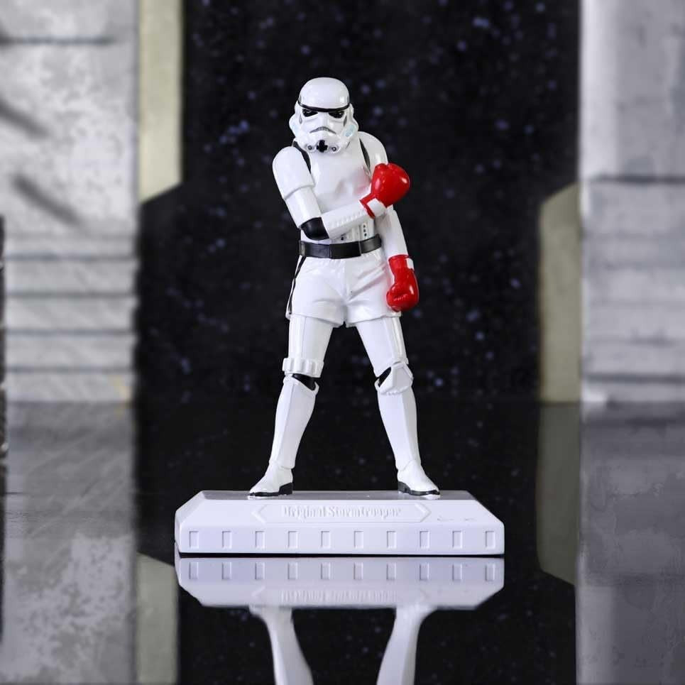 Boxer Trooper Figurine 18cm Resin Boxing Statue Collectible Home Decor Gift