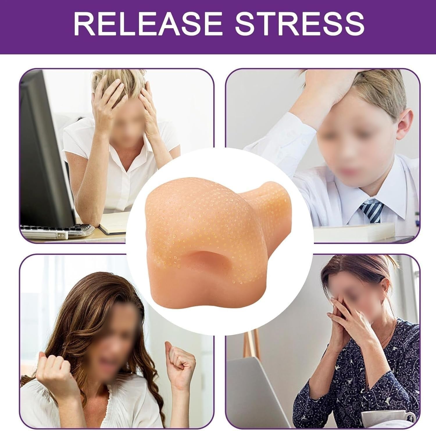 Pimple Popping Fidget Toy Stress Relief Silicone Zit Picking Toy Set
