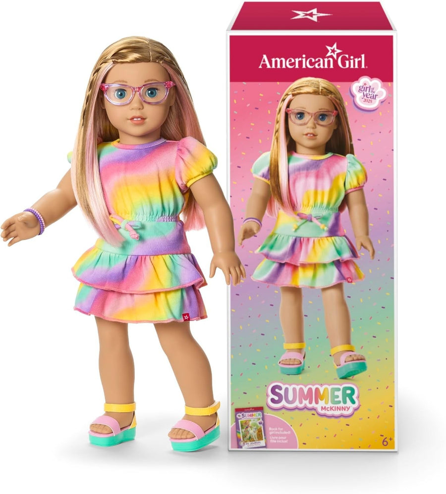 18in Girl Doll Blue Eyes Soft Body Outfit Accessories Journal Set