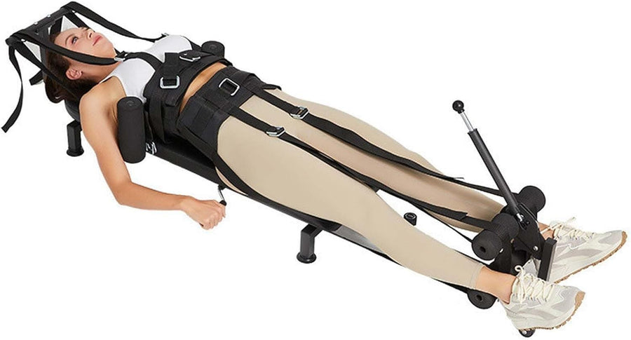 Back Stretch Traction Table & Cervical Bed, Adjustable, 150kg Capacity