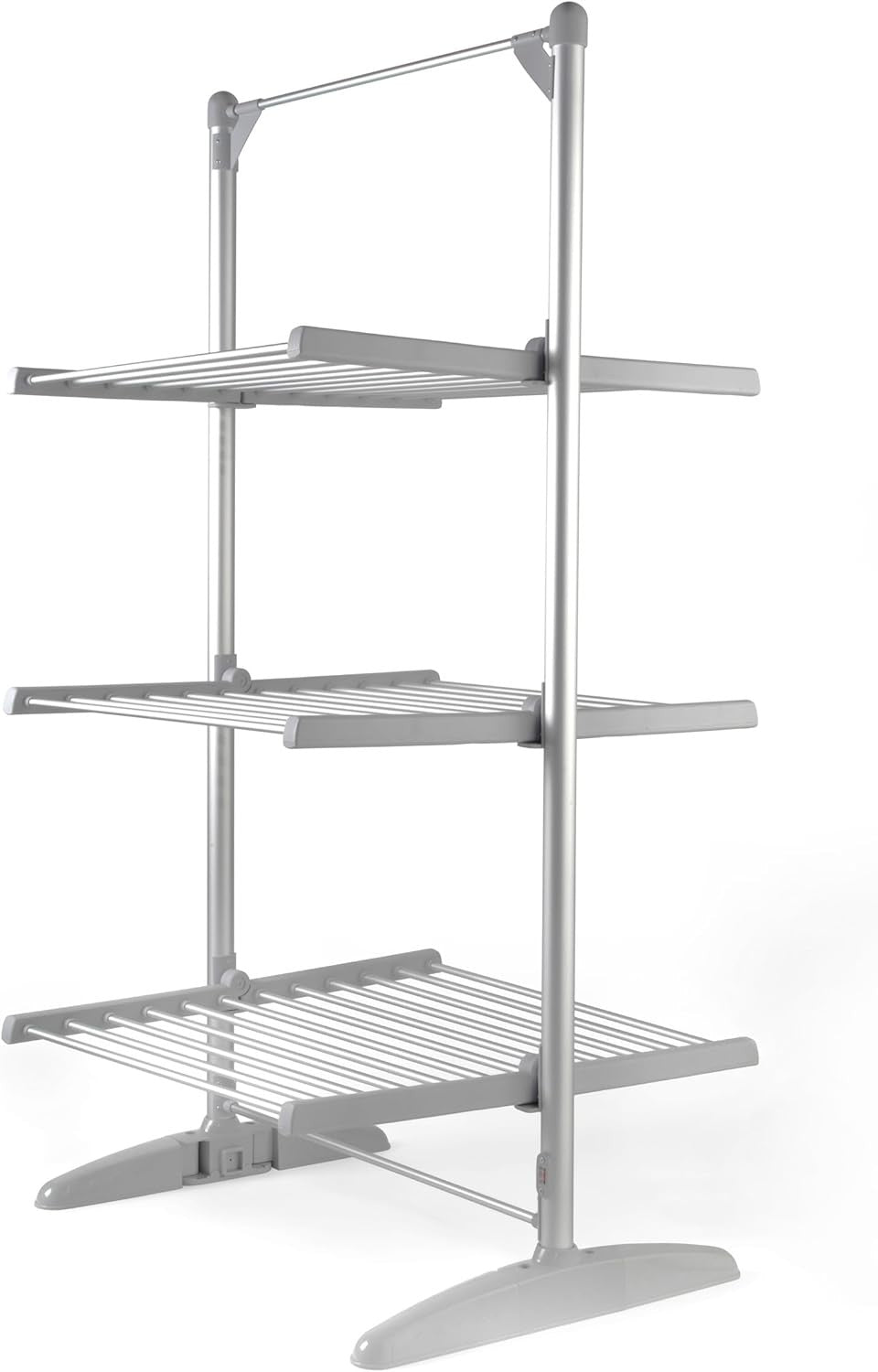 3 Tier Heated Clothes Airer 20m Drying Space 30kg Foldable Electric Indoor