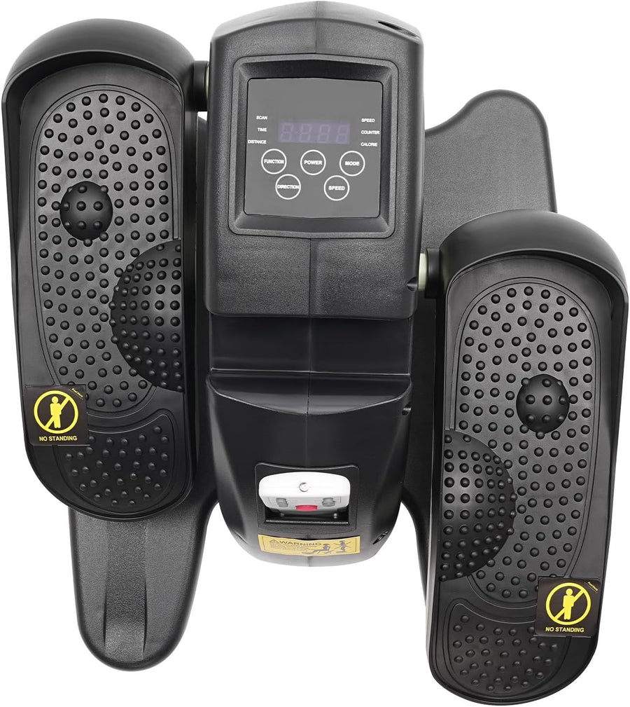 Under Desk Elliptical Trainer Quiet Electric Pedal Exerciser Remote LCD