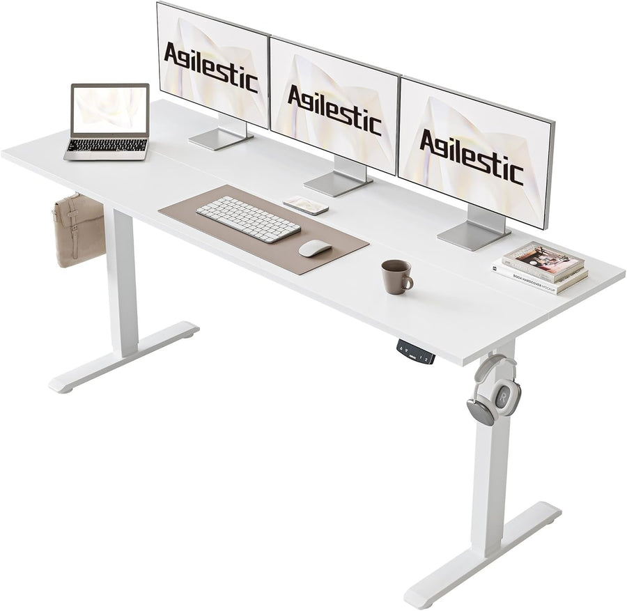 Electric Standing Desk 160x60cm Adjustable Sit Stand Table with Memory