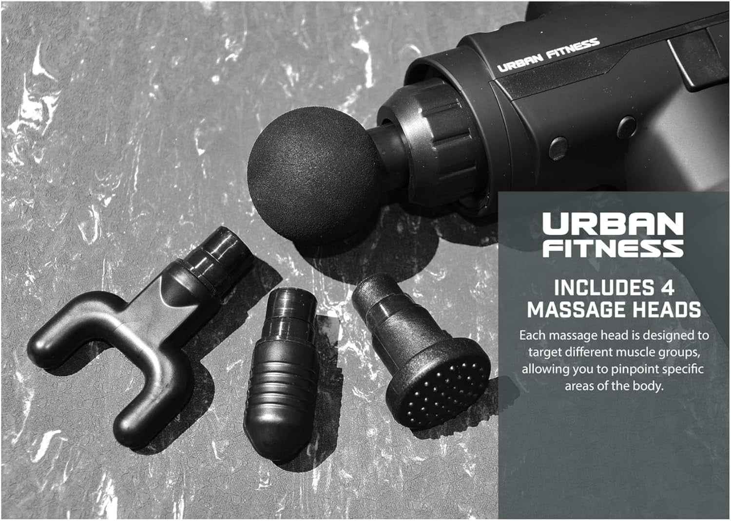 Deep Tissue Massage Gun Cordless Percussion Massager with Case Muscle Relief