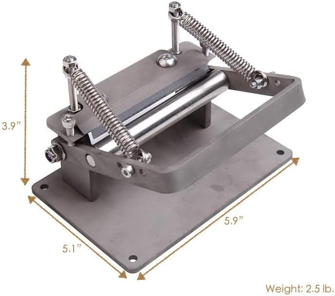 Manual Leather Splitter Skiver Machine Adjustable Stainless Steel Craft Tool
