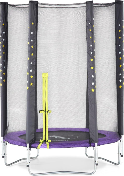 4FT Kids Mini Trampoline with Safety Enclosure Indoor Outdoor Junior