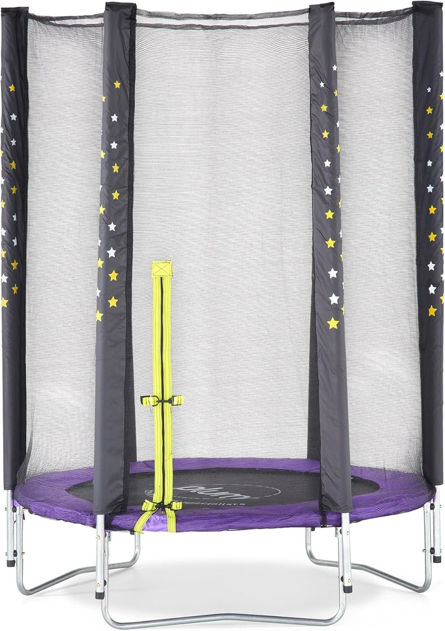 4FT Kids Mini Trampoline with Safety Enclosure Indoor Outdoor Junior