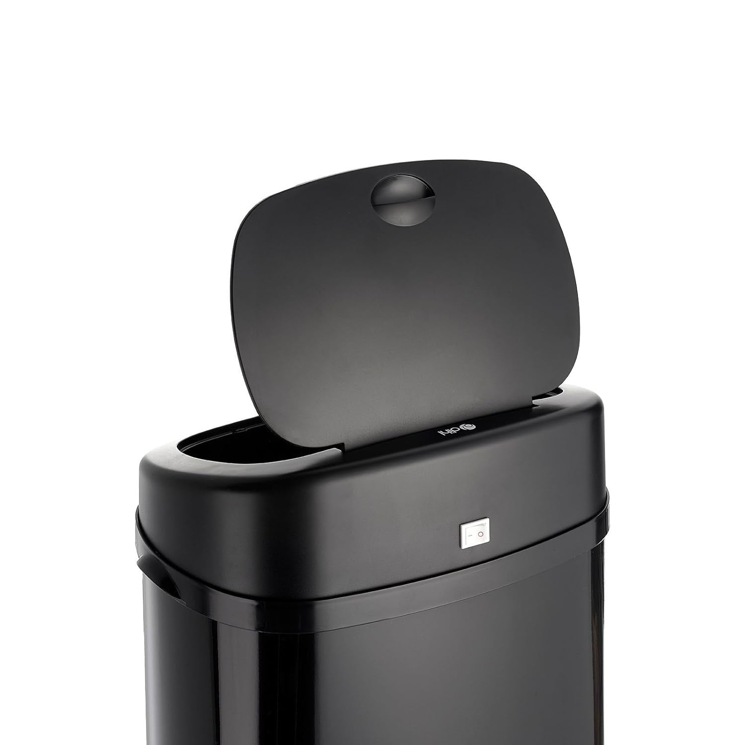 50L Touchless Sensor Kitchen Bin Stainless Steel Black