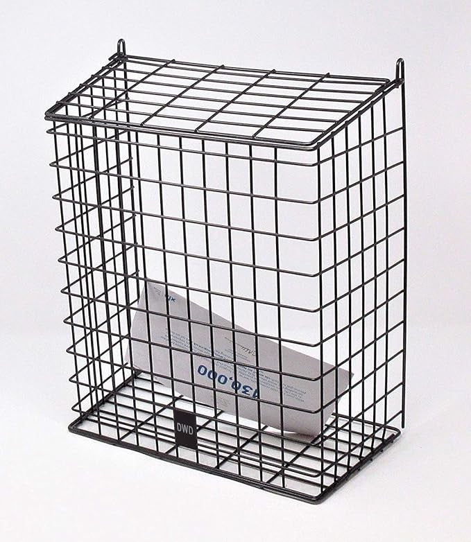 Large Letter Box Cage Guard with Flip Lid – Secure Post, Fits 30cm Slot