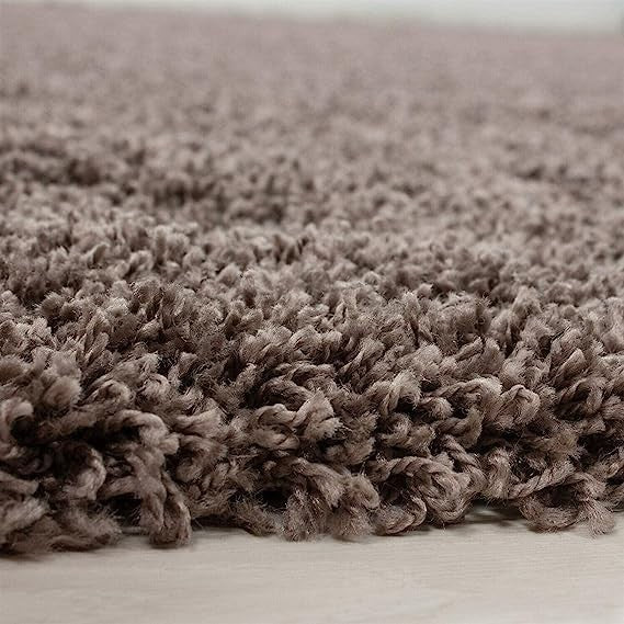 Extra Large Shaggy Rug 160x230cm 5cm Thick Soft High Pile Taupe Carpet