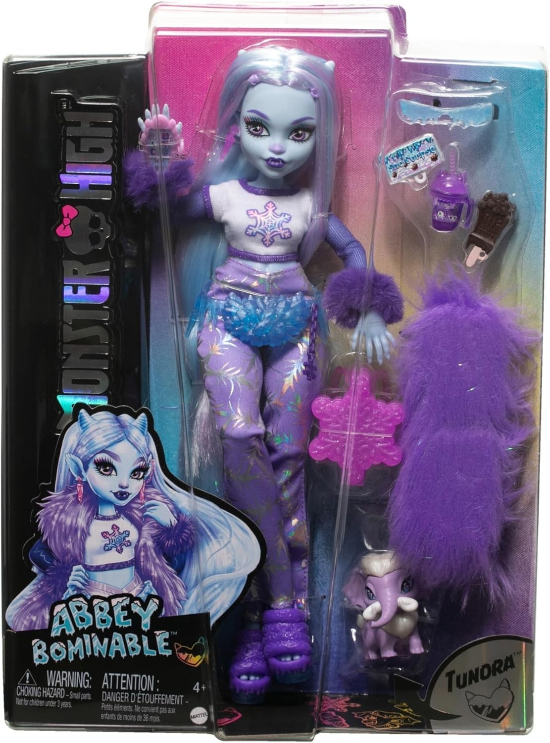 Yeti Fashion Doll Pet Mammoth Snow Outfit Accessories Set