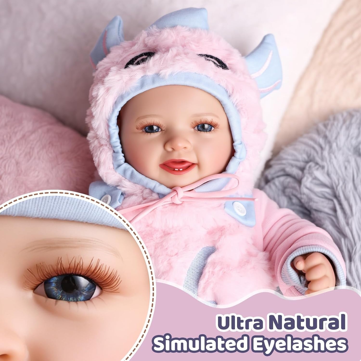 17 Inch Soft Body Baby Doll Realistic Newborn w Accessories Gift