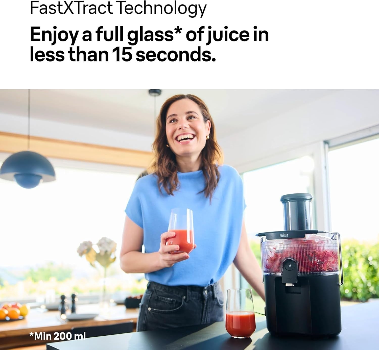 Fast Cold Press Juicer 75mm Feed Tube 800W Anti-Drip 1.5L Pulp