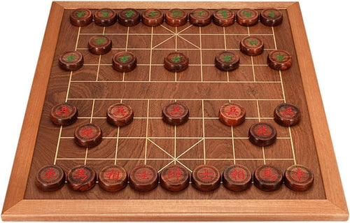 Siam Rosewood Xiangqi Chinese Chess Set Large Wooden Strategy Board