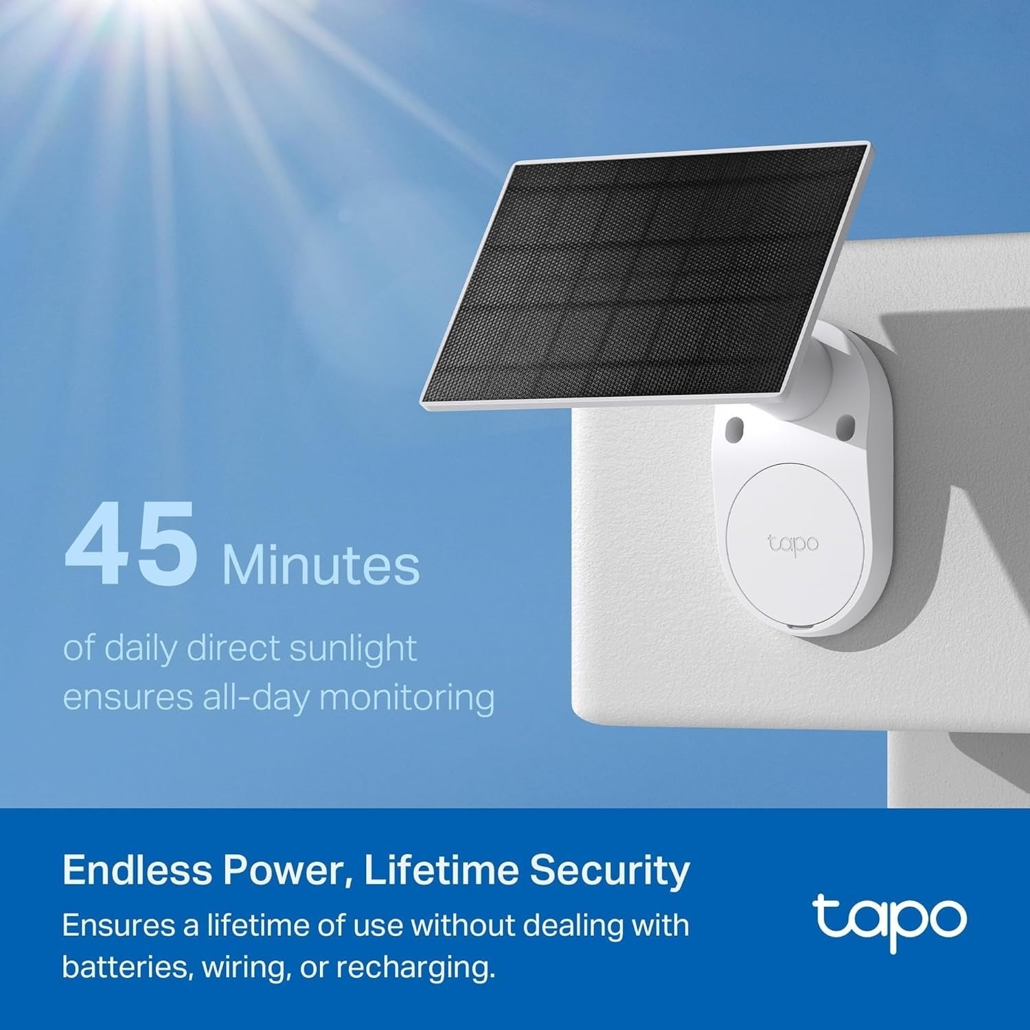 2K Solar Security Camera Outdoor Wireless Color Night Vision IP65