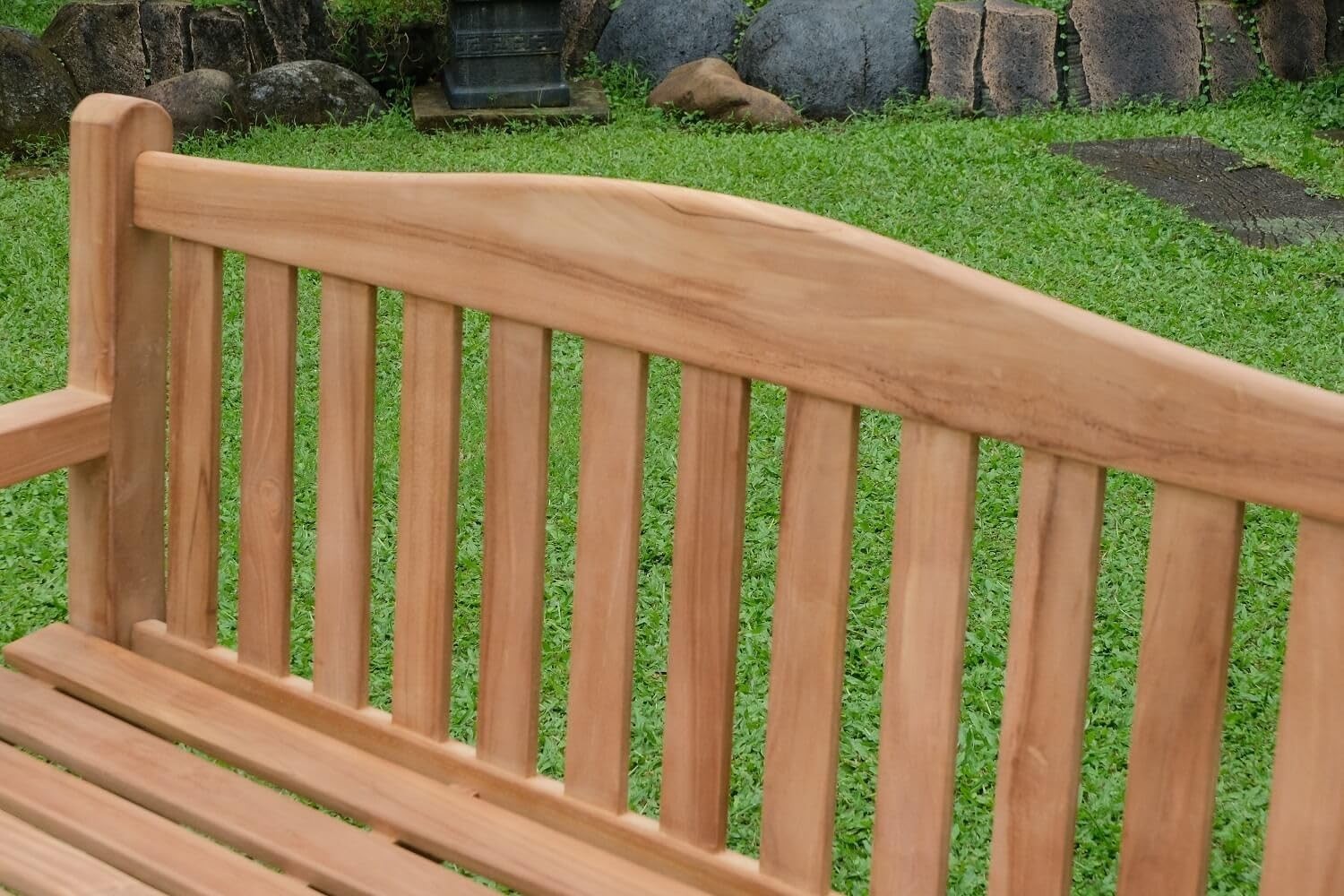 Solid Teak Wood Garden Bench Outdoor Patio Balcony 3 Seater Oxford