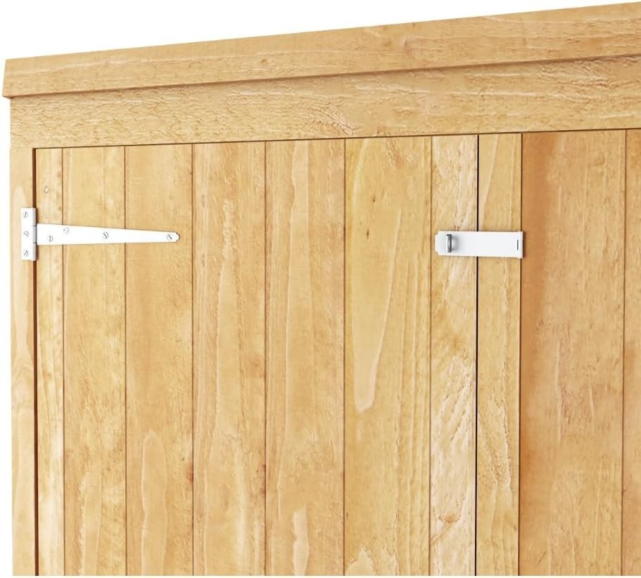 Wooden Garden Shed 5x3ft Overlap Pent Roof Lawnmower Storage