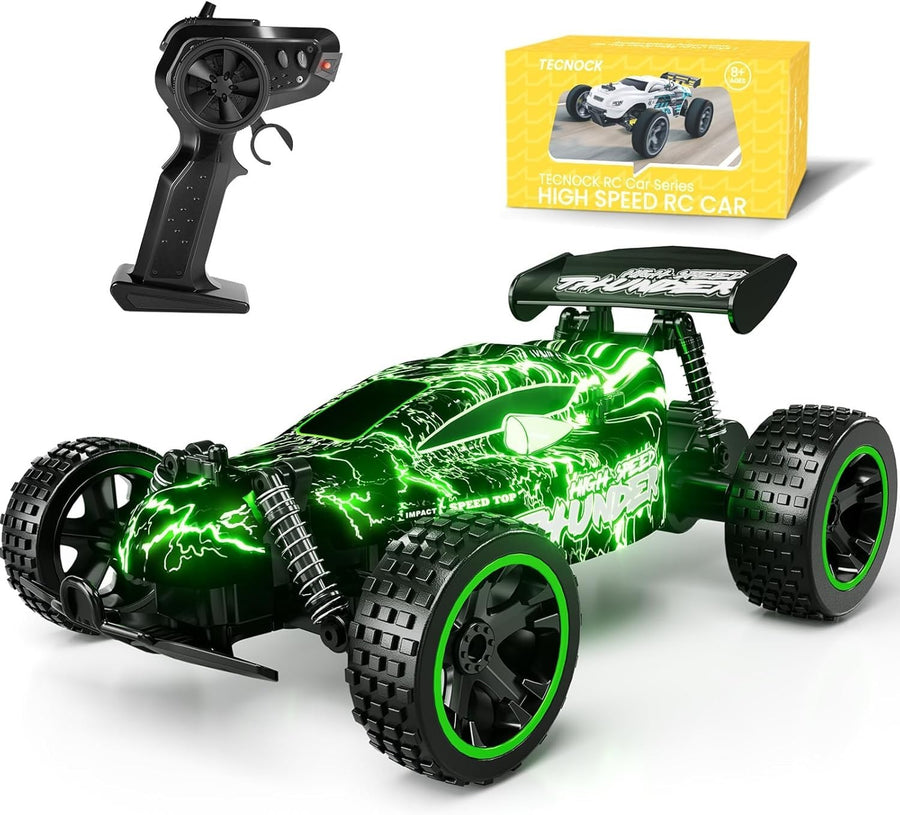 1:18 Scale RC Car 20KM/H High Speed 2.4GHz Off Road Remote Control Buggy w/ L