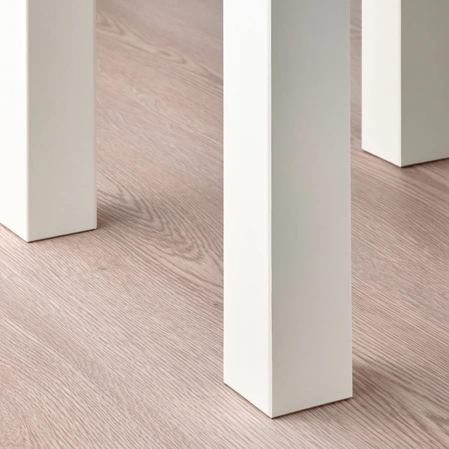 Space Saving White Industrial Side End Table Engineered Wood 45x55x45 cm