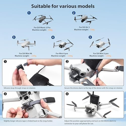 STARTRC Drone Mini Megaphone Loudspeaker for DJI Air 3S Mini 4 Pro Mini 3 Pro