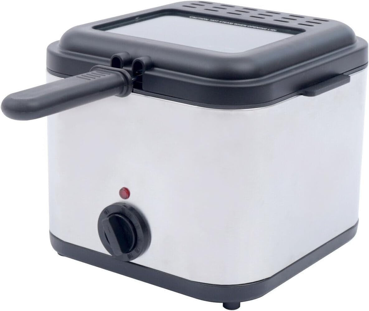 2.5L Electric Deep Fat Fryer 1000W Adjustable Temp Removable Basket