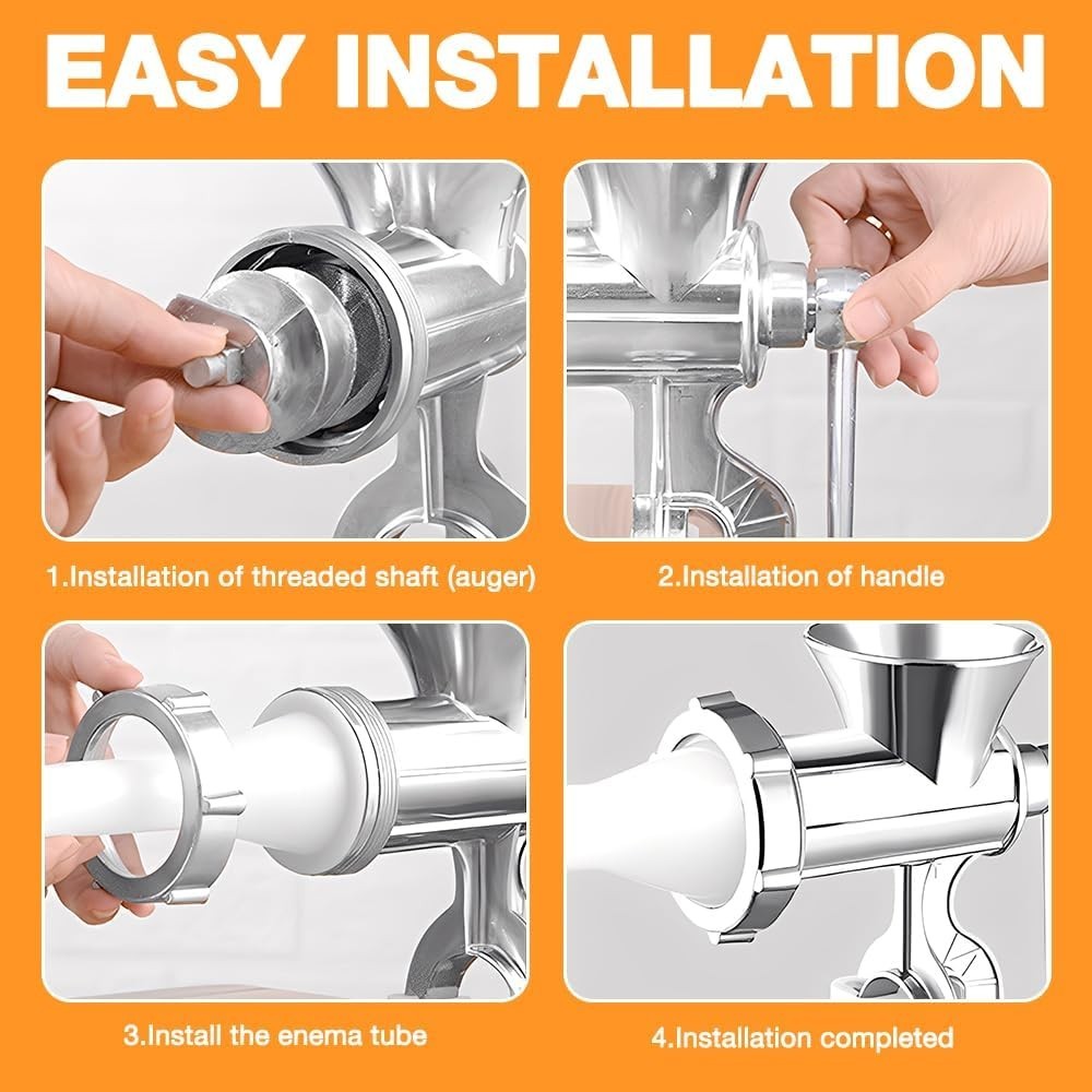 Manual Meat Grinder Mincer Sausage Maker Kitchen Food Processor Clamp