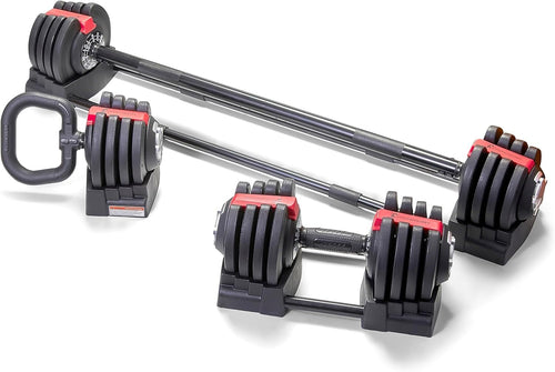 3-in-1 Adjustable Smart Barbell Dumbbell Kettlebell 2–19kg Home Gym